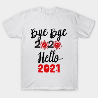 Hello 2021, Happy New Year 2021 Christmas, Merry Christmas T-Shirt